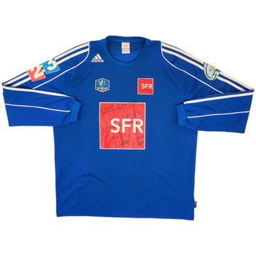 2008-09 Coupe De France Squad Signed L/S Shirt #8 - 6/10 - (XL)