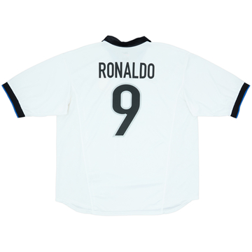 1998-99 Inter Milan Away Shirt Ronaldo #9 - 8/10 - (XL)