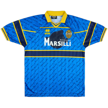 1998-99 Hellas Verona Match Issue Home Shirt #10
