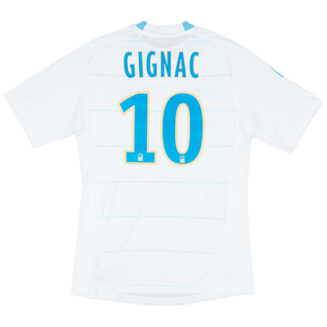 2010-11 Olympique Marseille Home Shirt Gignac #10 - 8/10 - (S)