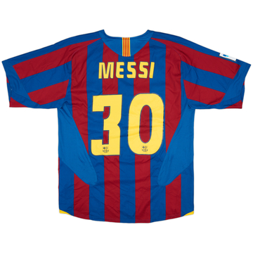 2004-05 Barcelona Home Shirt Messi #30 - 6/10 - (M)