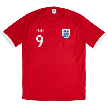 2010-11 England Away Shirt #9 - 5/10 - (L)