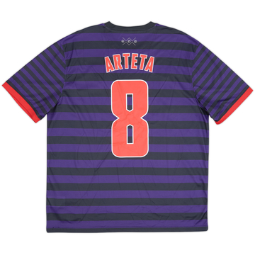 2012-13 Arsenal Away Shirt Arteta #8 - 8/10 - (XL)