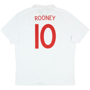 2009-10 England Home Shirt Rooney #10 - 8/10 - (3XL)