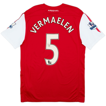 2011-12 Arsenal Home Shirt Vermaelen #5 - 5/10 - (L)