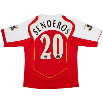 2004-05 Arsenal Home Shirt Senderos #20 - 8/10 - (M)