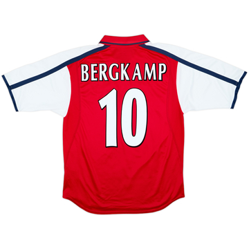 2000-02 Arsenal Home Shirt Bergkamp #10 - 7/10 - (M)