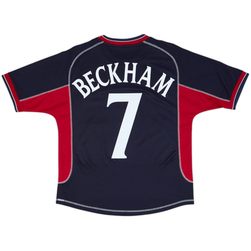 2000-01 Manchester United Third Shirt Beckham #7 - 7/10 - (Y)