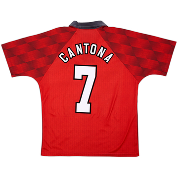 1996-98 Manchester United Home Shirt Cantona #7 - 6/10 - (M)