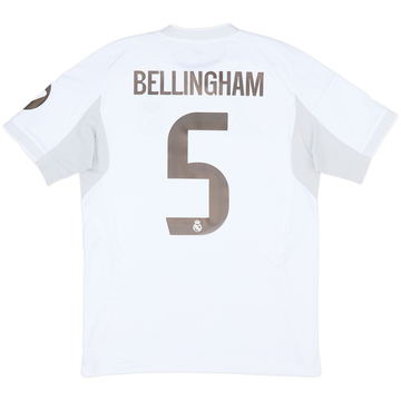 2025-26 Real Madrid Home Shirt Bellingham #5 (M)