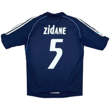 2005-06 Real Madrid Away Shirt Zidane #5 - 7/10 - (S)