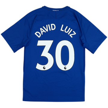 2017-18 Chelsea Home Shirt David Luiz #30 - 7/10 - (S)