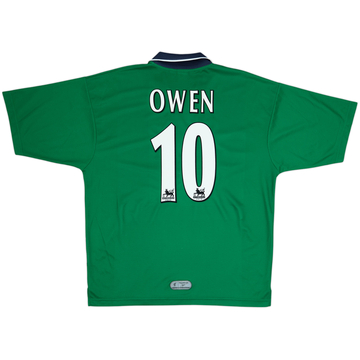 1999-00 Liverpool Away Shirt Owen#10 - 8/10 - (L)