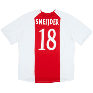 2005-06 Ajax Home Shirt Sneijder #18 - 8/10 - (XXL)