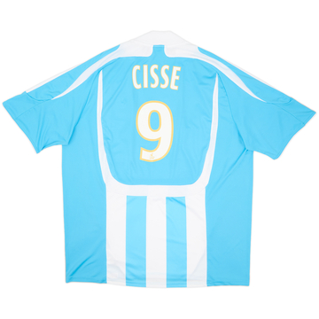 2007-08 Olympique Marseille Away Shirt Cisse #9 - 7/10 - (XXL)