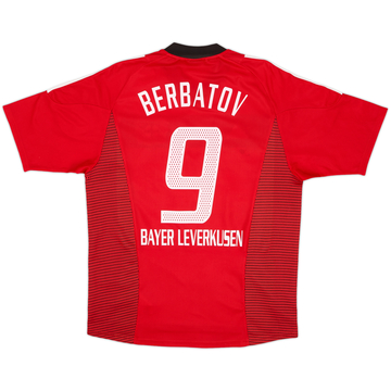 2002-04 Bayer Leverkusen Home Shirt Berbatov #9 - 7/10 - (M)