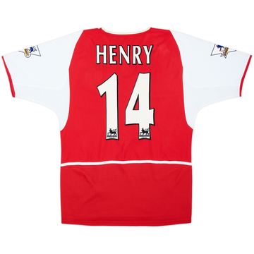 2002-04 Arsenal Home Shirt Henry #14 - 7/10 - (S)