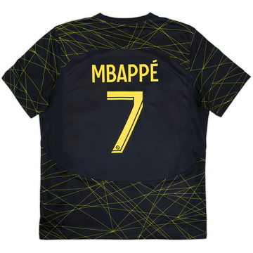 2022-23 Paris Saint-Germain Fourth Shirt Mbappe #7 - 9/10 - (L)