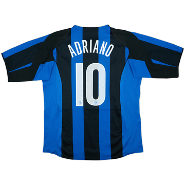 2004-05 Inter Milan Home Shirt Adriano #10 - 6/10 - (L)
