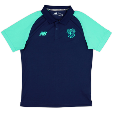 2023-24 Cardiff City New Balance Polo Shirt - 9/10 - (L)