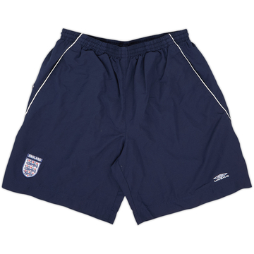 2004-05 England Umbro Training Shorts - 8/10 - (XL)