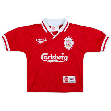 1996-98 Liverpool Home Shirt - 7/10 - (8-9 Years)