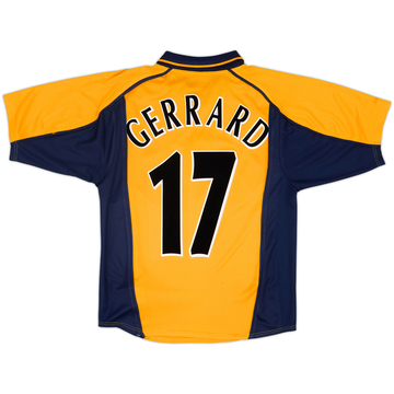 2000-02 Liverpool Camiseta Visitante Gerrard #17 - 8/10 - (XL.Boys)