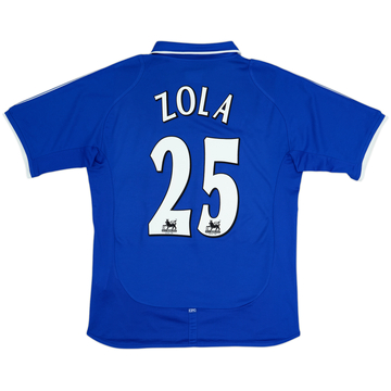 2001-03 Chelsea Home Shirt Zola #25 - 5/10 - (M)