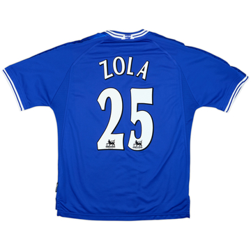 1999-01 Chelsea Camiseta Local Zola #25 - 8/10 - (L)