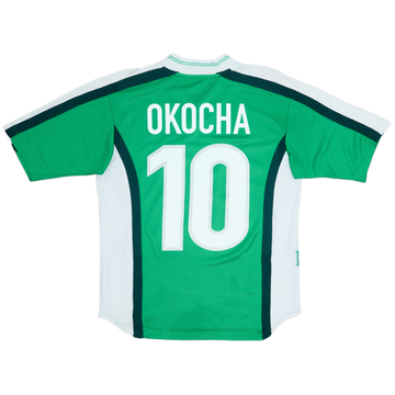 1998-00 Nigeria Home Shirt Okocha #10 - 7/10 - (S)