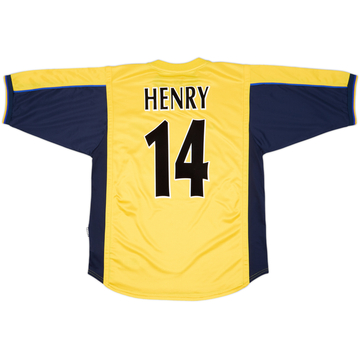 1999-01 Arsenal Away Shirt Henry #14 - 9/10 - (L)