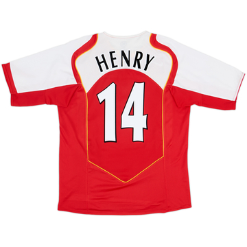 2004-05 Arsenal Home Shirt Henry #14 - 8/10 - (L)