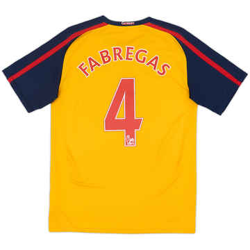 2008-09 Arsenal Away Shirt Fabregas #4 - 6/10 - (S)
