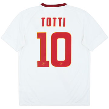 2014-15 Roma Away Shirt Totti #10 - 7/10 - (M)