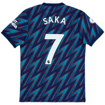 2021-22 Arsenal Third Shirt Saka #7 - 8/10 - (S)