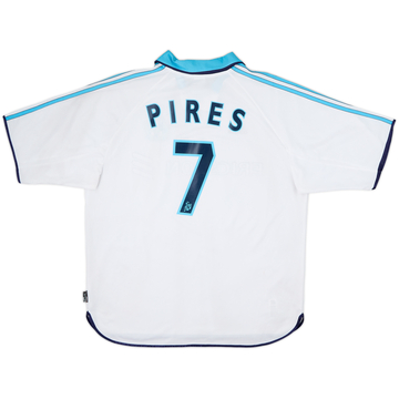1999-00 Olympique Marseille Home Shirt Pires #7 - 8/10 - (XL)