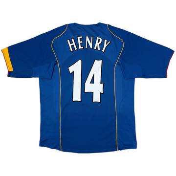 2004-06 Arsenal Away Shirt Henry #14 - 8/10 - (L)