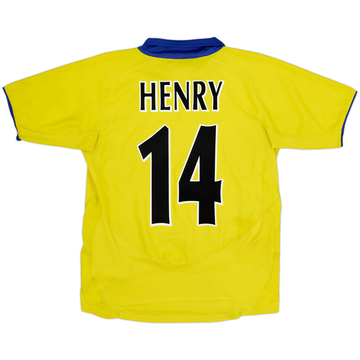 2003-05 Arsenal Away Shirt Henry #14 - 6/10 - (XL.Boys)