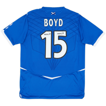 2008-09 Rangers Home Shirt Boyd #15 - 6/10 - (L)