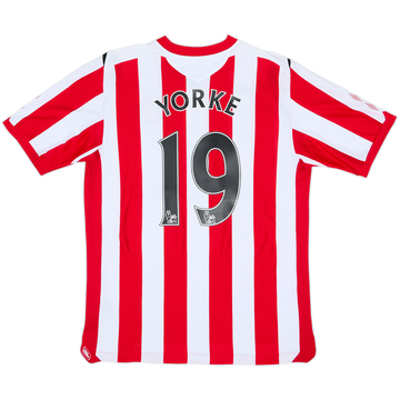 2008-09 Sunderland Home Shirt Yorke #19 - 9/10 - (XL)