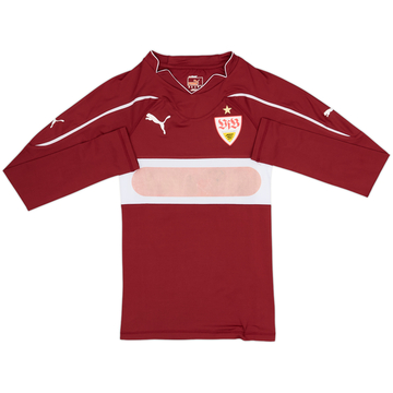 Camiseta de visitante de manga larga versión jugador del Stuttgart 2010-11 - 4/10 - (XS)