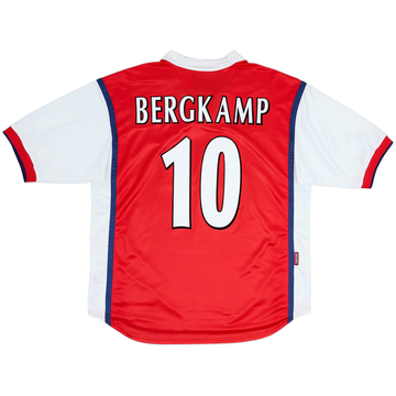 1998-99 Arsenal Home Shirt Bergkamp #10 - 8/10 - (L)