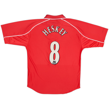 2000-02 Liverpool Camiseta Local Heskey #8 - 7/10 - (M)