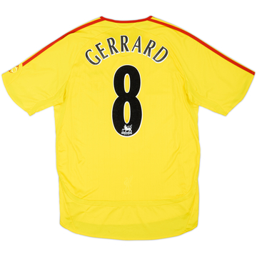 2006-07 Liverpool Away Shirt Gerrard #8 - 6/10 - (M)