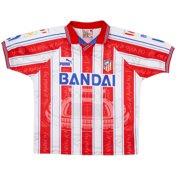 1996-97 Atletico Madrid Home Shirt - 9/10 - (L)