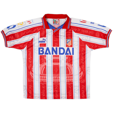 1996-97 Atletico Madrid Home Shirt - 10/10 - (L)