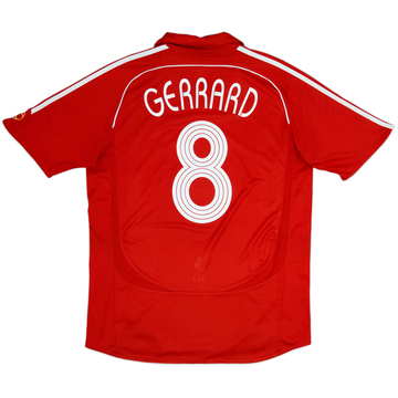 2006-08 Liverpool Home Shirt Gerrard #8 - 5/10 - (L)