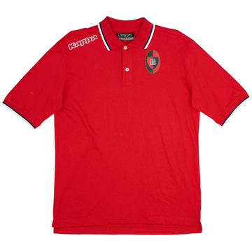 2012-13 Cagliari Kappa Polo Shirt - 9/10 - (L)