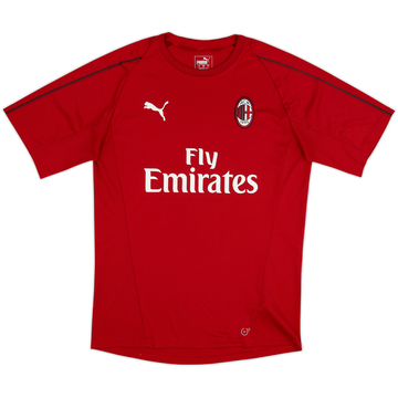 2018-19 AC Milan Puma Training Shirt - 9/10 - (L)