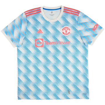 2021-22 Manchester United Away Shirt - 5/10 - (XL)